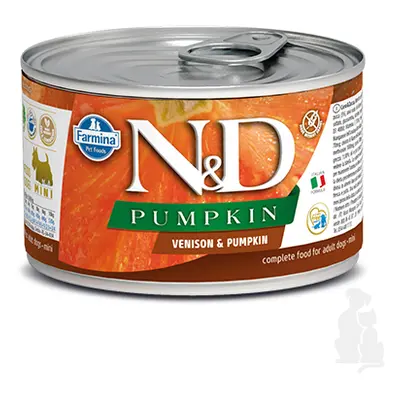 N&D DOG PUMPKIN Adult Venison & Pumpkin Mini 140g + Množstevní sleva 1 + 1 zdarma