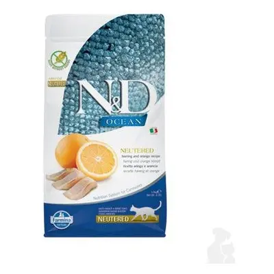 N&D OCEAN CAT NEUTERED Adult Herring & Orange 1,5kg