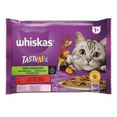 Whiskas kaps. Tasty Mix Chef's Choice š. 4x85g + Množstevní sleva