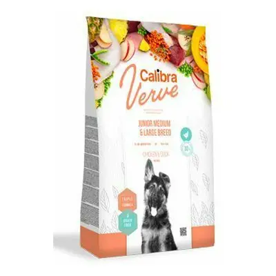 Calibra Dog Verve GF Junior M&L Chicken&Duck 2kg