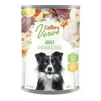 Calibra Dog Verve konz.GF Adult Chicken&Duck 400g + Množstevní sleva