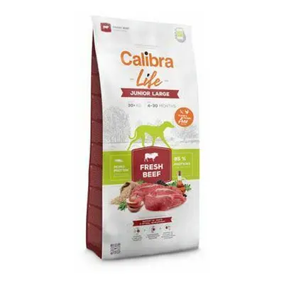 Calibra Dog Life Junior Large Fresh Beef 12kg + pamlsky zdarma