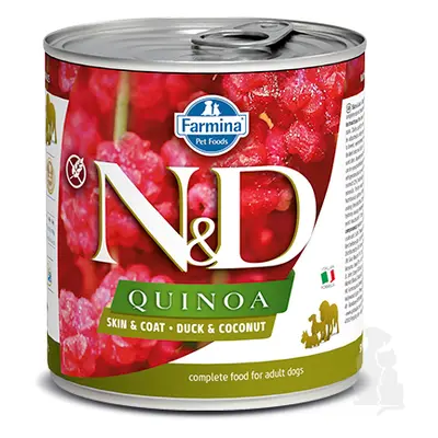 N&D DOG QUINOA Duck & Coconut 285g + Množstevní sleva 1+1