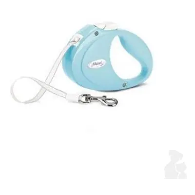 Vodítko FLEXI Puppy pásek 2m/5kg sv. modrá