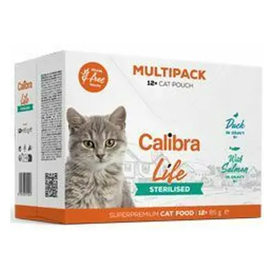 Calibra Cat Life kapsa Sterilised Multipack 12x85g