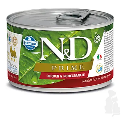 N&D DOG PRIME Adult Chicken & Pomegranate Mini 140g + Množstevní sleva 1+1