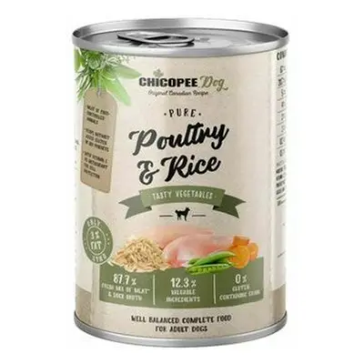 Chicopee Dog konz. Pure Poultry&Rice 400g + Množstevní sleva