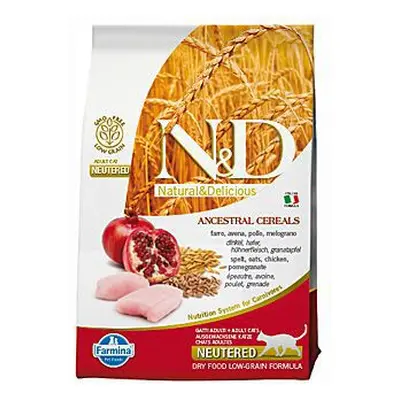 N&D LG CAT Neutered Chicken & Pomegranate 300g