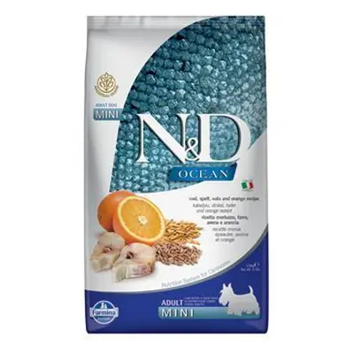 N&D OCEAN DOG LG Adult Mini Codfish & Orange 2,5kg