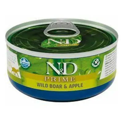 N&D CAT PRIME Adult Boar & Apple 70g + Množstevní sleva 1+1