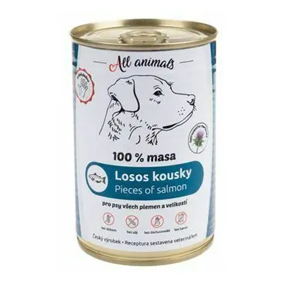 All Animals DOG losos kousky 400g + Množstevní sleva