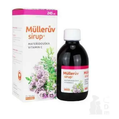 Sirup Mateřídouškový a vit. C 245ml Dr. Muller