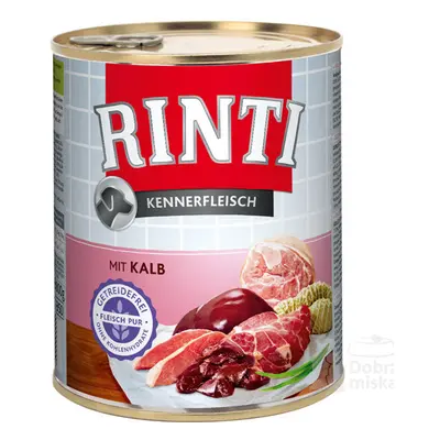 Rinti Dog konzerva telecí 800g + Množstevní sleva