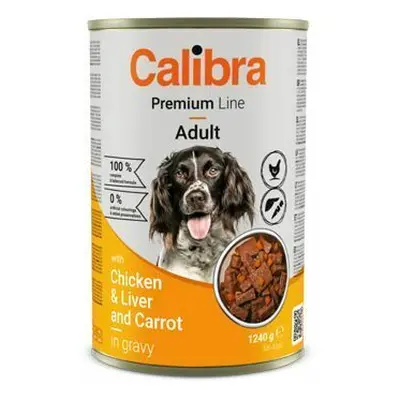 Calibra Dog Premium konz. with Chicken&Liver 1240g + Množstevní sleva