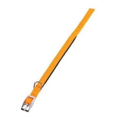 Obojek pes SOFT NYLON oranžový 20mm/40cm Zolux