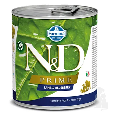 N&D DOG PRIME Adult Lamb & Blueberry 285g + Množstevní sleva 1+1