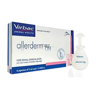 Allerderm Spot on 6x4ml pro psy a kočky nad 10kg