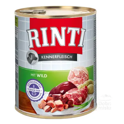 Rinti Dog konzerva divočák 800g + Množstevní sleva