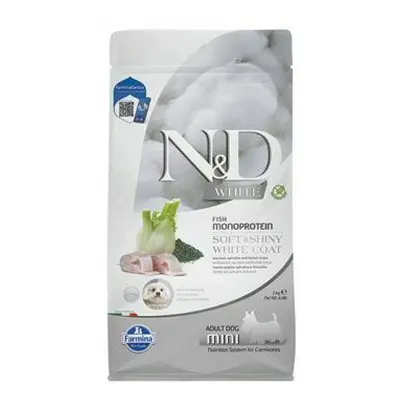 N&D WHITE DOG Adult Mini Sea Bass&Spirulina&Fenn 2kg