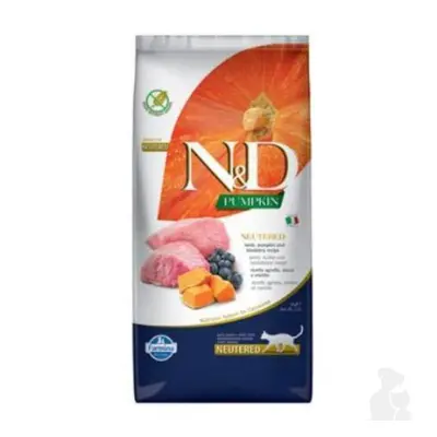 N&D Pumpkin CAT Neutered Lamb & Blueberry 5kg