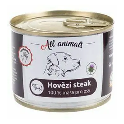 All Animals DOG hovězí steak 200g + Množstevní sleva