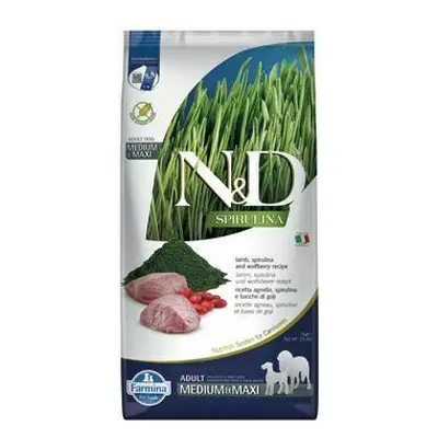 N&D SPIRULINA DOG Adult M/L Lamb & Wolfberry 7kg