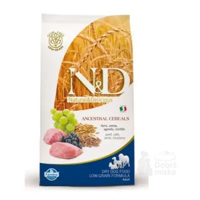 N&D LG DOG Adult Mini Lamb & Blueberry 7kg Konzerva N&D ZDARMA