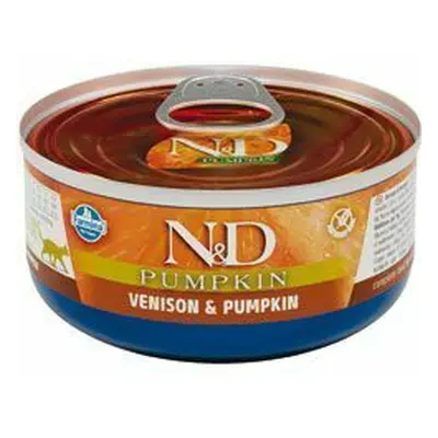 N&D CAT PUMPKIN Adult Venison & Pumpkin 70g + Množstevní sleva 1+1