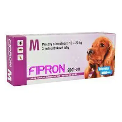 Fipron 134mg Spot-On Dog M sol 3x1,34ml