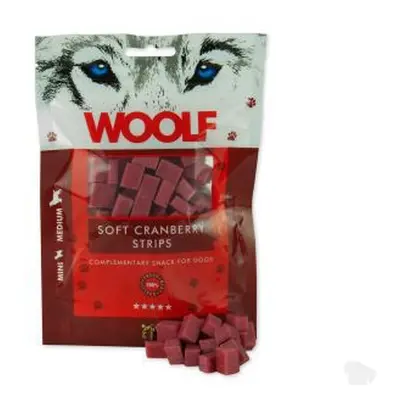 WOOLF pochoutka Soft Cranberry Strips 100g + Množstevní sleva