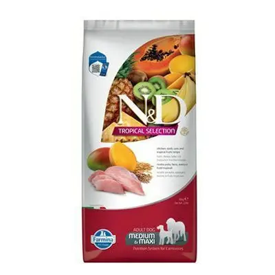 N&D TROPICAL SELECTION DOG Adult M/L Chicken 10kg + konzerva ZDARMA