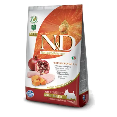 N&D Pumpkin DOG Adult Mini Chicken&Pomegranate 7kg Konzerva N&D ZDARMA