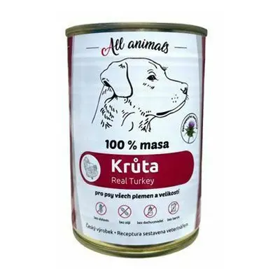 All Animals DOG Krůtí mleté 400g + Množstevní sleva