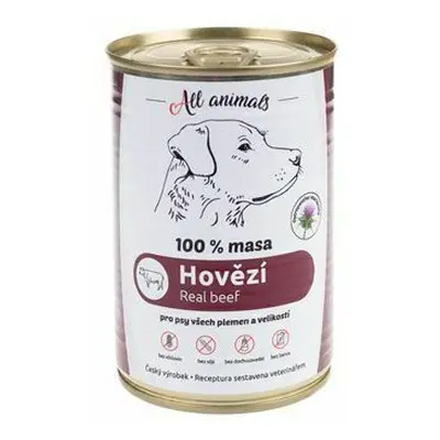 All Animals DOG hovězí mleté 400g + Množstevní sleva