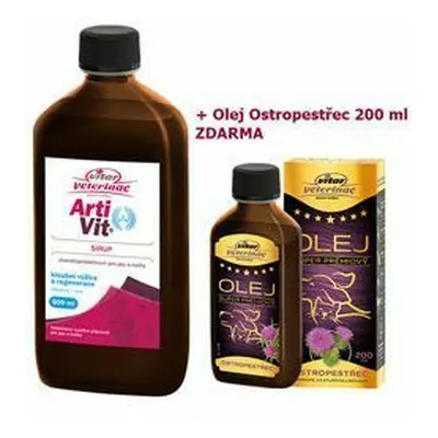 VITAR Veterinae ArtiVit Sirup 500ml+ostrop.olej 200ml