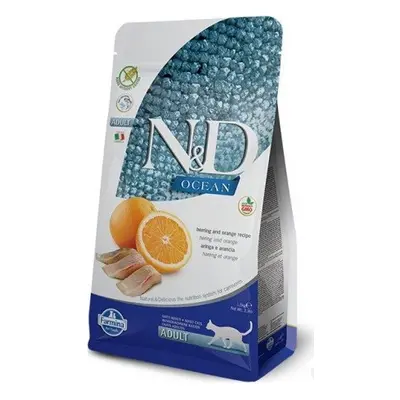 N&D OCEAN CAT GF Adult Herring & Orange 300g