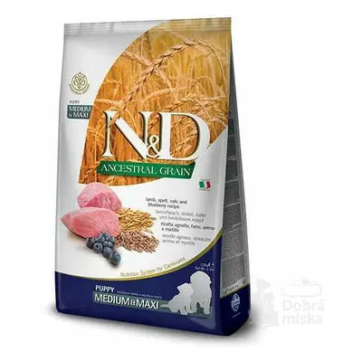 N&D LG DOG Puppy Mini Lamb & Blueberry 2,5kg