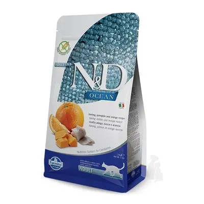 N&D OCEAN CAT GF Adult Herring, Pumpkin & Orange 5kg