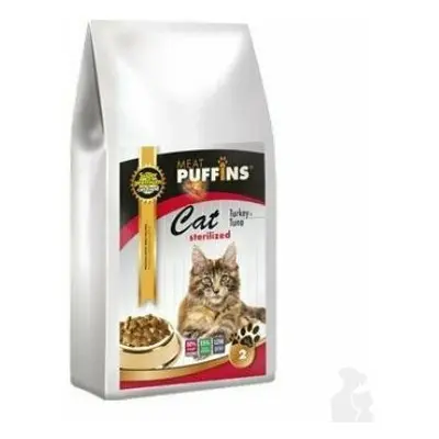 Puffins Cat Sterilised Turkey&Tuna 2kg