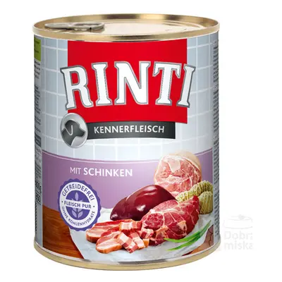 Rinti Dog konzerva šunka 800g + Množstevní sleva