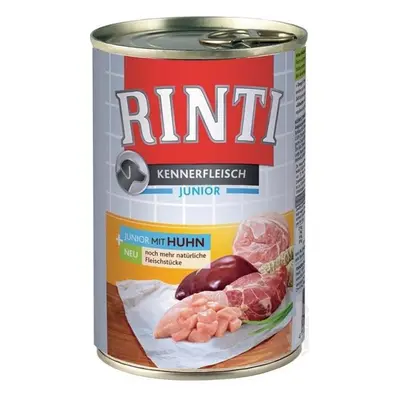 Rinti Dog Junior konzerva kuře 400g + Množstevní sleva