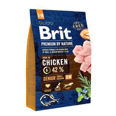 Brit Premium Dog by Nature Senior S+M 3kg