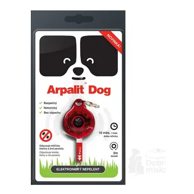 Elektr. odpuzovač klíšťat Arpalit Dog pro psy 1ks