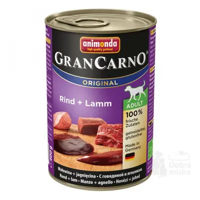 Animonda GRANCARNO konz. ADULT hově/jehněčí 400g + Množstevní sleva