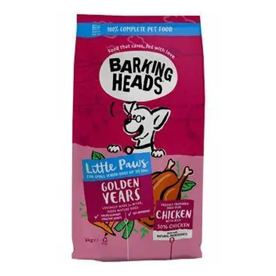 BARKING HEADS Little Paws Golden Years Chicken 6kg