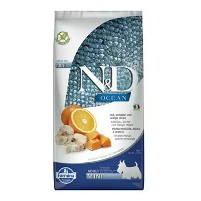 N&D OCEAN DOG Adult Mini Codfish&Pumpkin&Orange 7kg Konzerva N&D ZDARMA