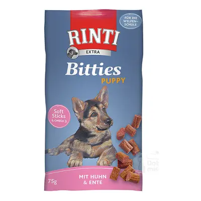 Rinti Dog pochoutka Extra Bits Puppy kuře+kachna 75g + Množstevní sleva