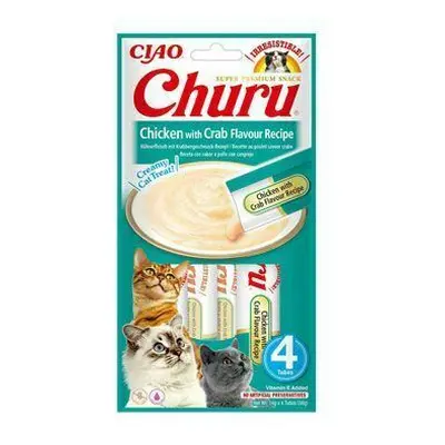 Churu Cat Chicken with Crab Flavour Recipe 4x14g + Množstevní sleva