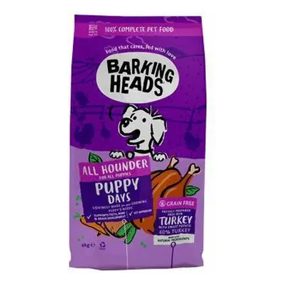 BARKING HEADS All Hounder Puppy Days Turkey 6kg