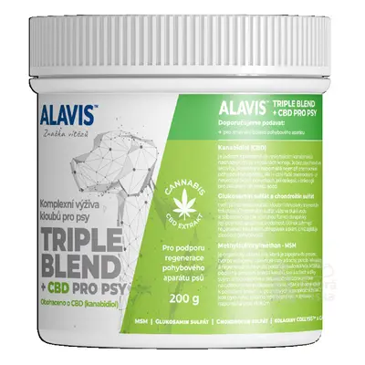 Alavis Triple Blend + CBD pro psy 200g